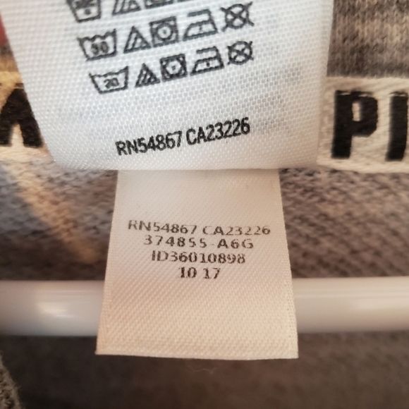 Like New! PINK Varsity Style Long Sleeve Pullover/Hoodie! Sz. M - Picture 5 of 5